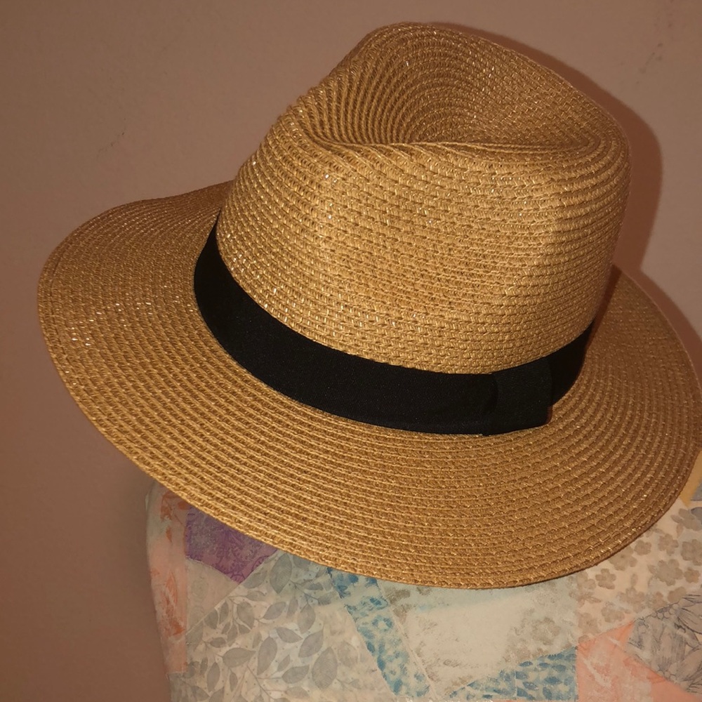 Brand new Fedora hat w/ black band unisex
